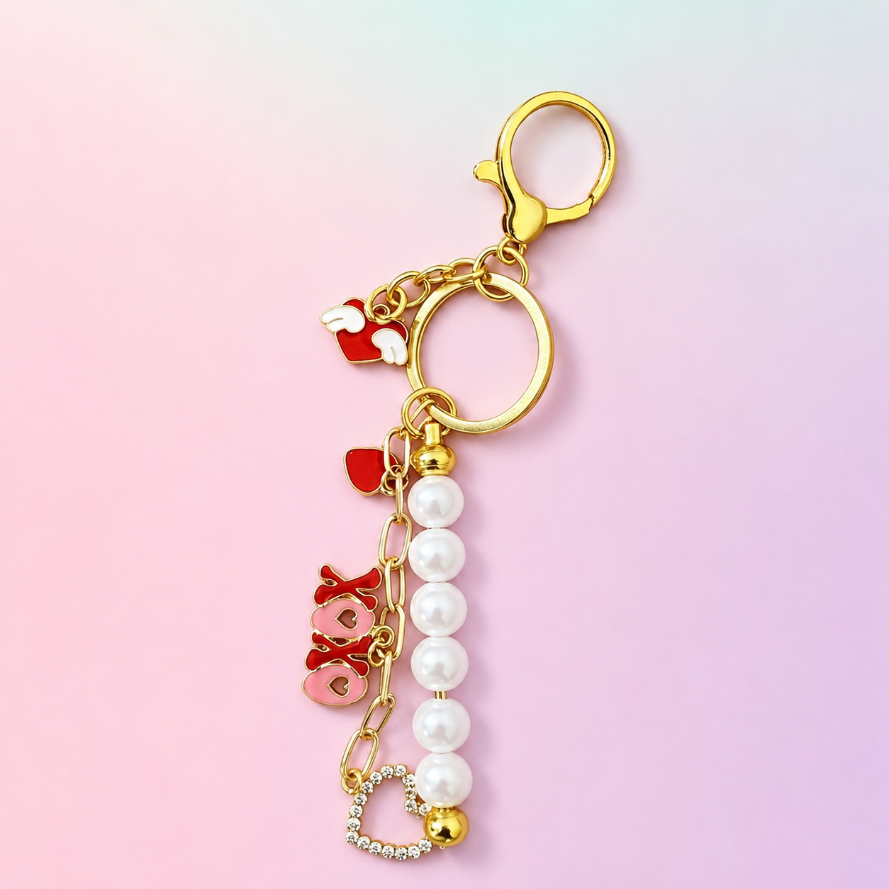 Sweetheart Sparkle Bag Keyring
