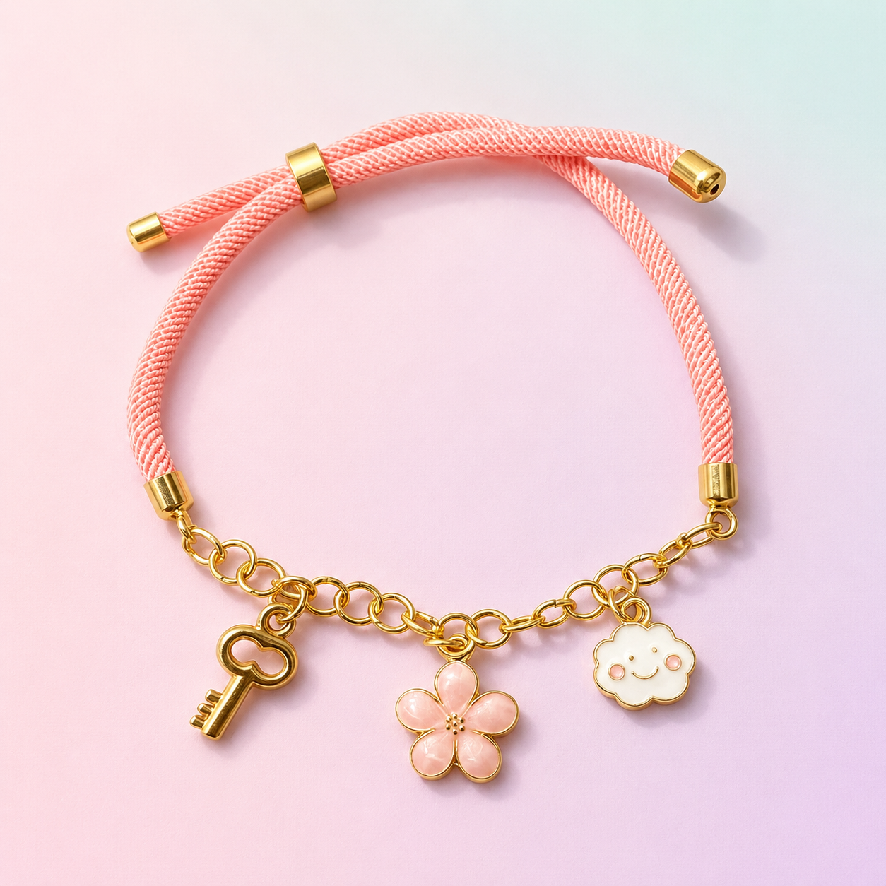 Cloud Nine Adjustable Charm Bracelet